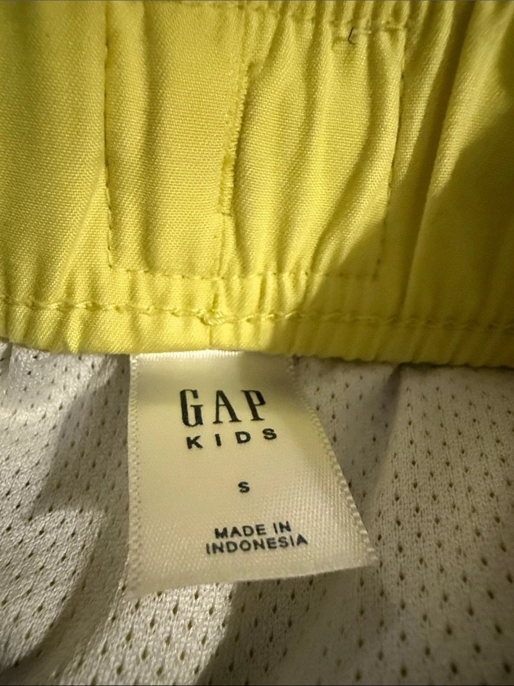 GAP Bright Yellow Kids Swim Trunks